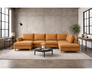 Sofa Eden Sleeping (Kampinė U formos)